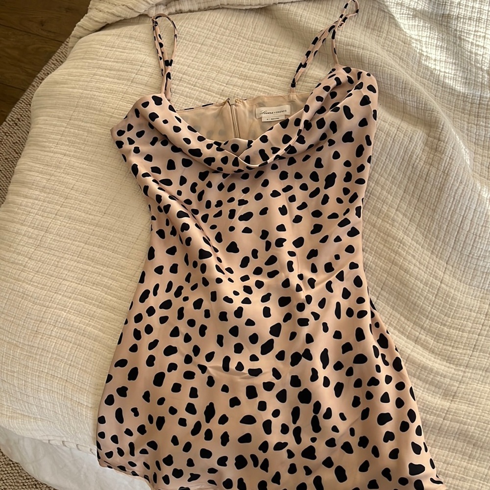 Lovers + friends cheetah print dress in size XS. Like new!